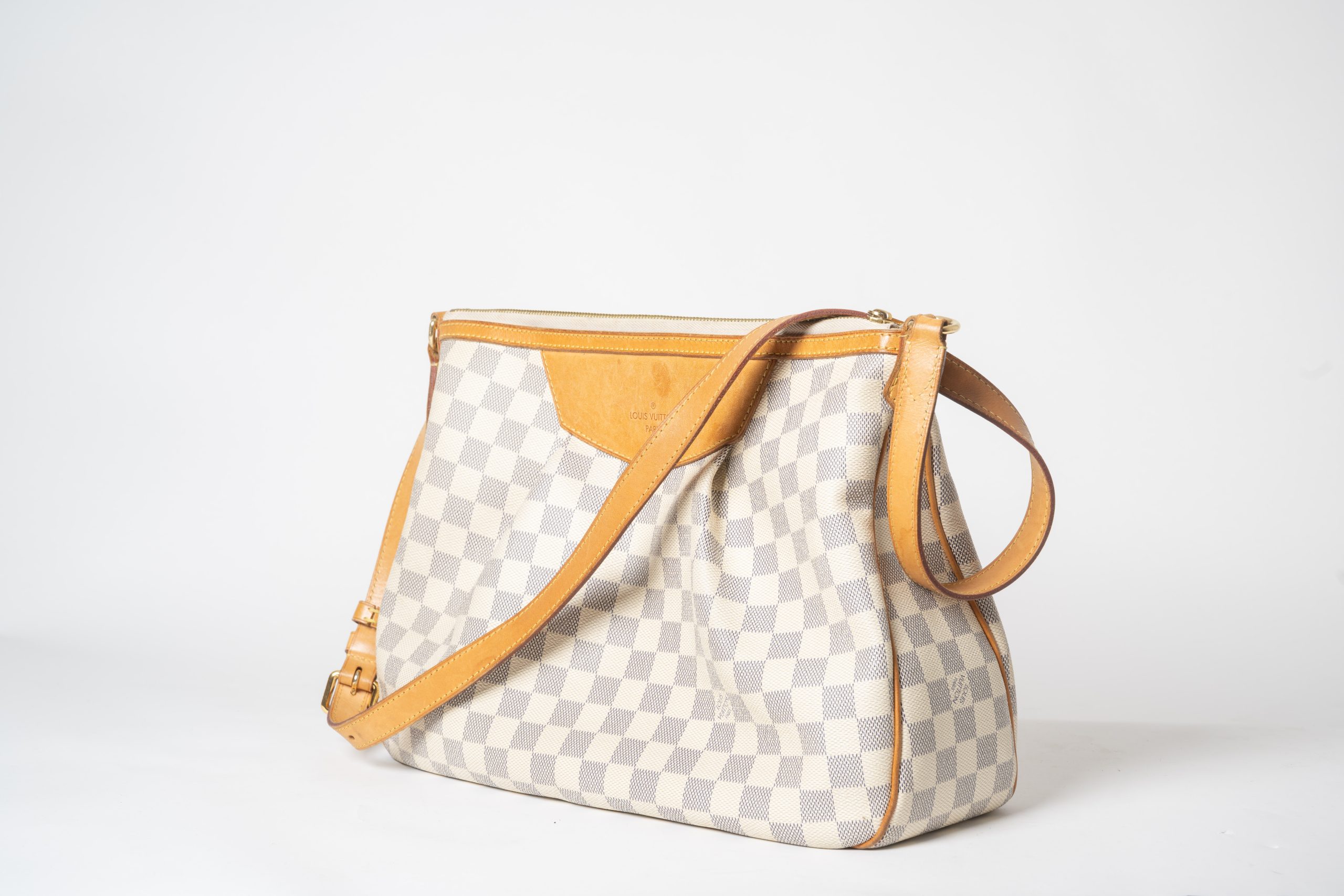 PRV-LV-005-05 Louis Vuitton Siracusa MM · Damier Azur - Imagen 2