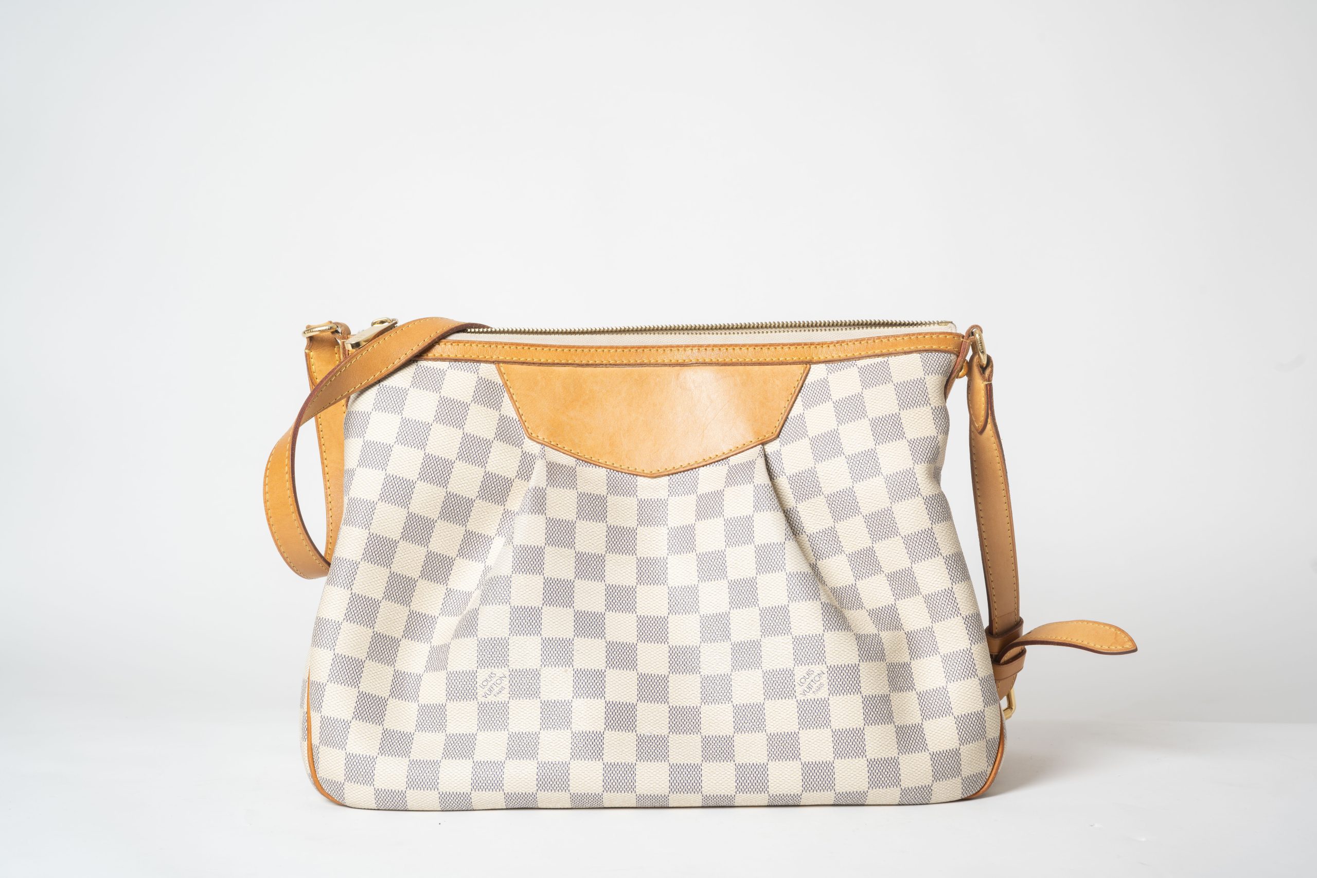 PRV-LV-005-06 Louis Vuitton Siracusa MM · Damier Azur - Imagen 6