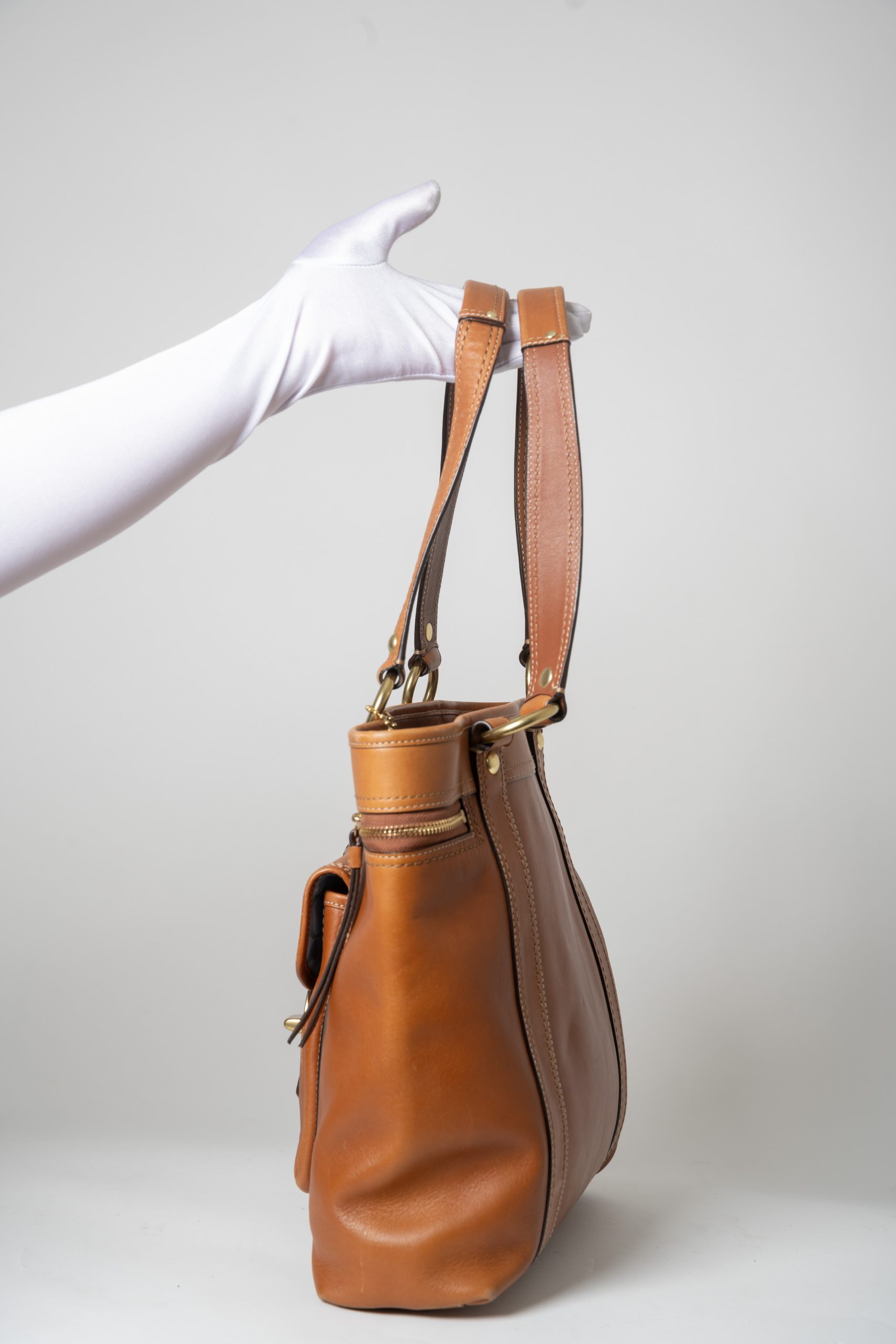 PRV-COA-041-07 Coach Legacy Gigi Tote · Whiskey - Imagen 7
