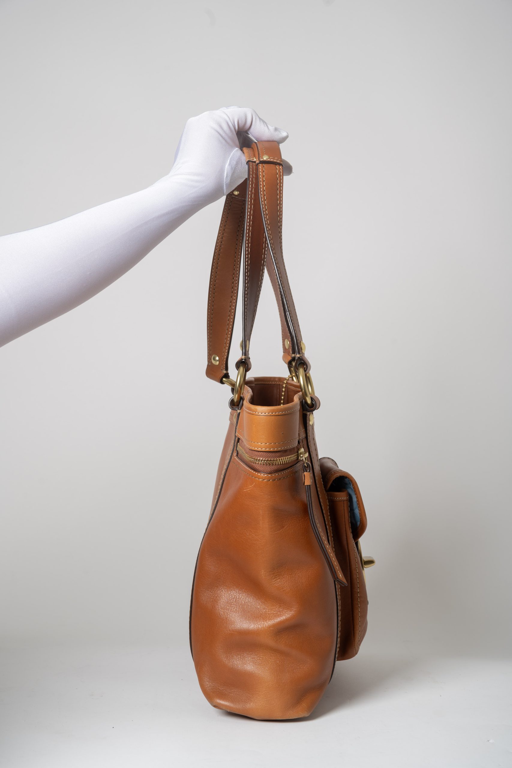 PRV-COA-041-08 Coach Legacy Gigi Tote · Whiskey - Imagen 6