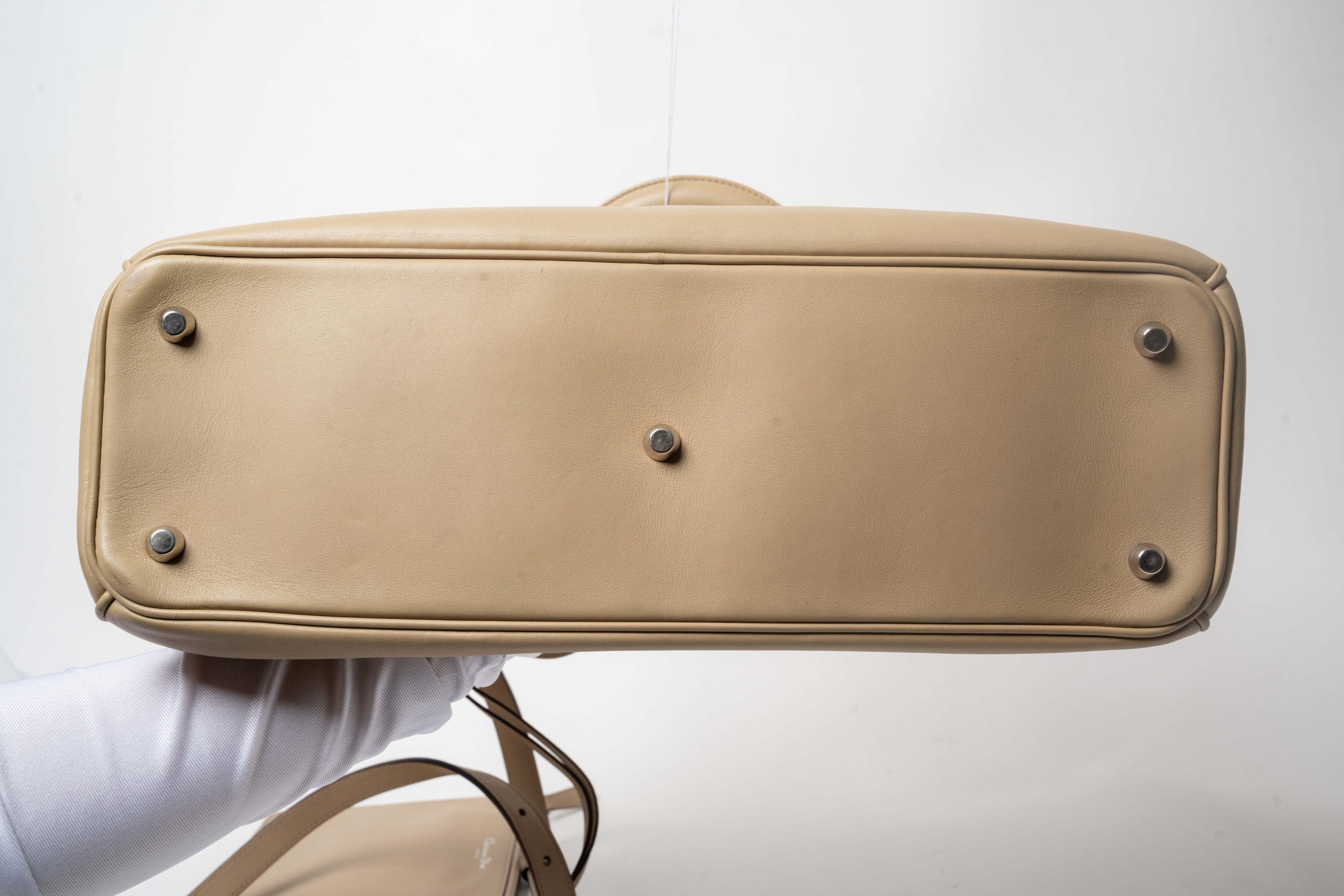 PRV-DIO-009-08 Dior Diorissimo Large · Taupe con interior fucsia - Imagen 6