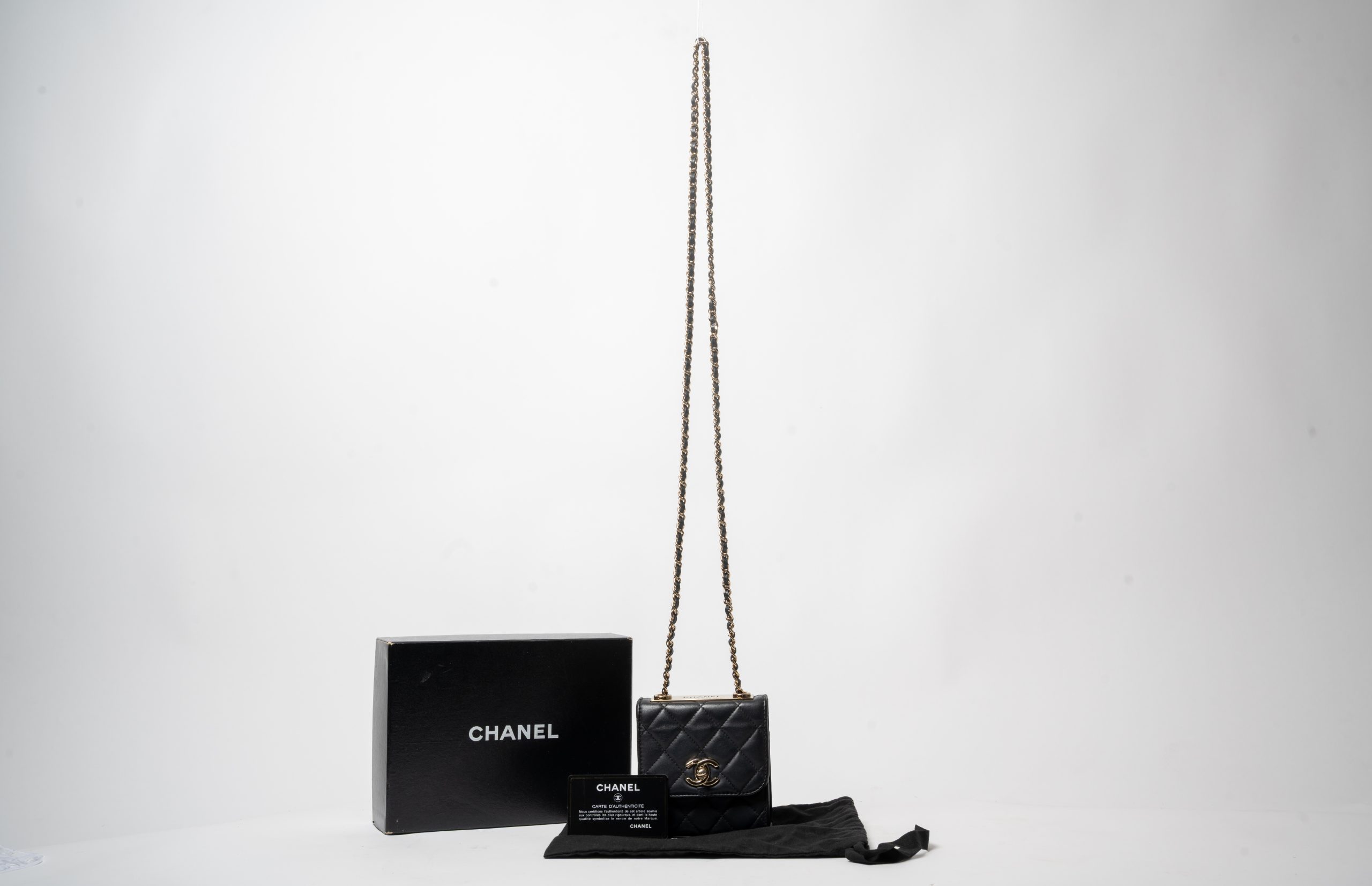 PRV-CHA-036-03 Chanel Mini Trendy CC · Black - Imagen 4