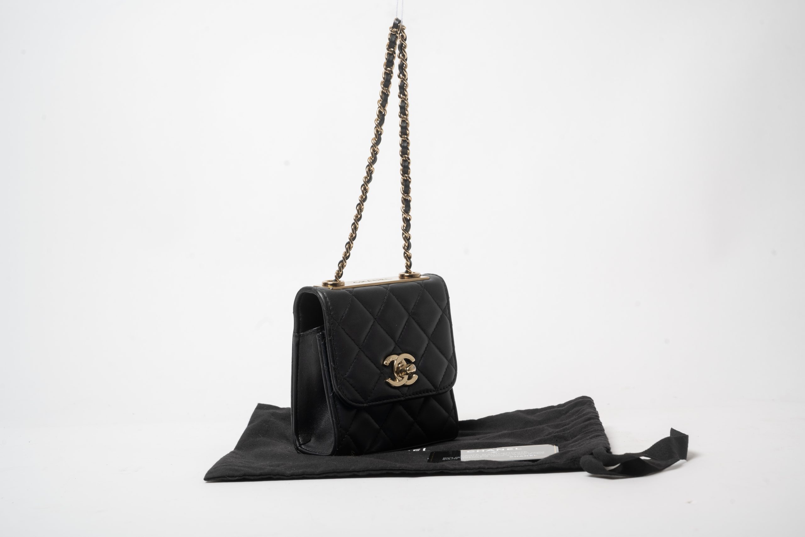 PRV-CHA-036-07 Chanel Mini Trendy CC · Black - Imagen 2