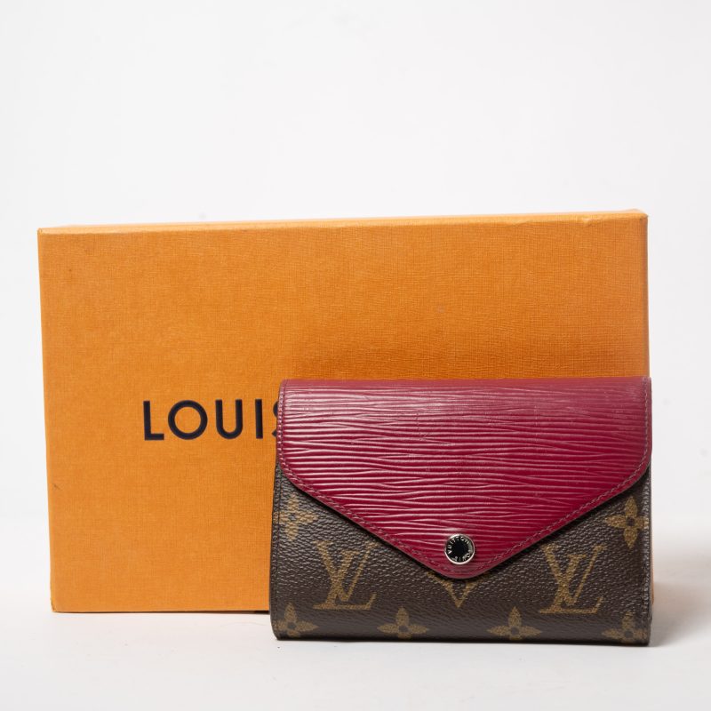 Louis Vuitton Portefeuille Marie-Lou Compact · Monogram / Fuchsia Epi